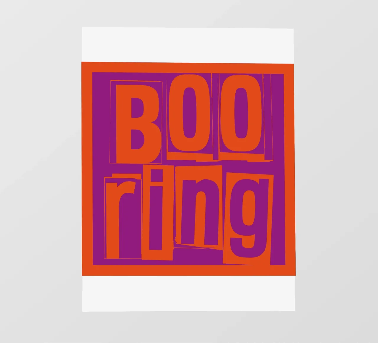 Boring telo in pvc da Flo Klein