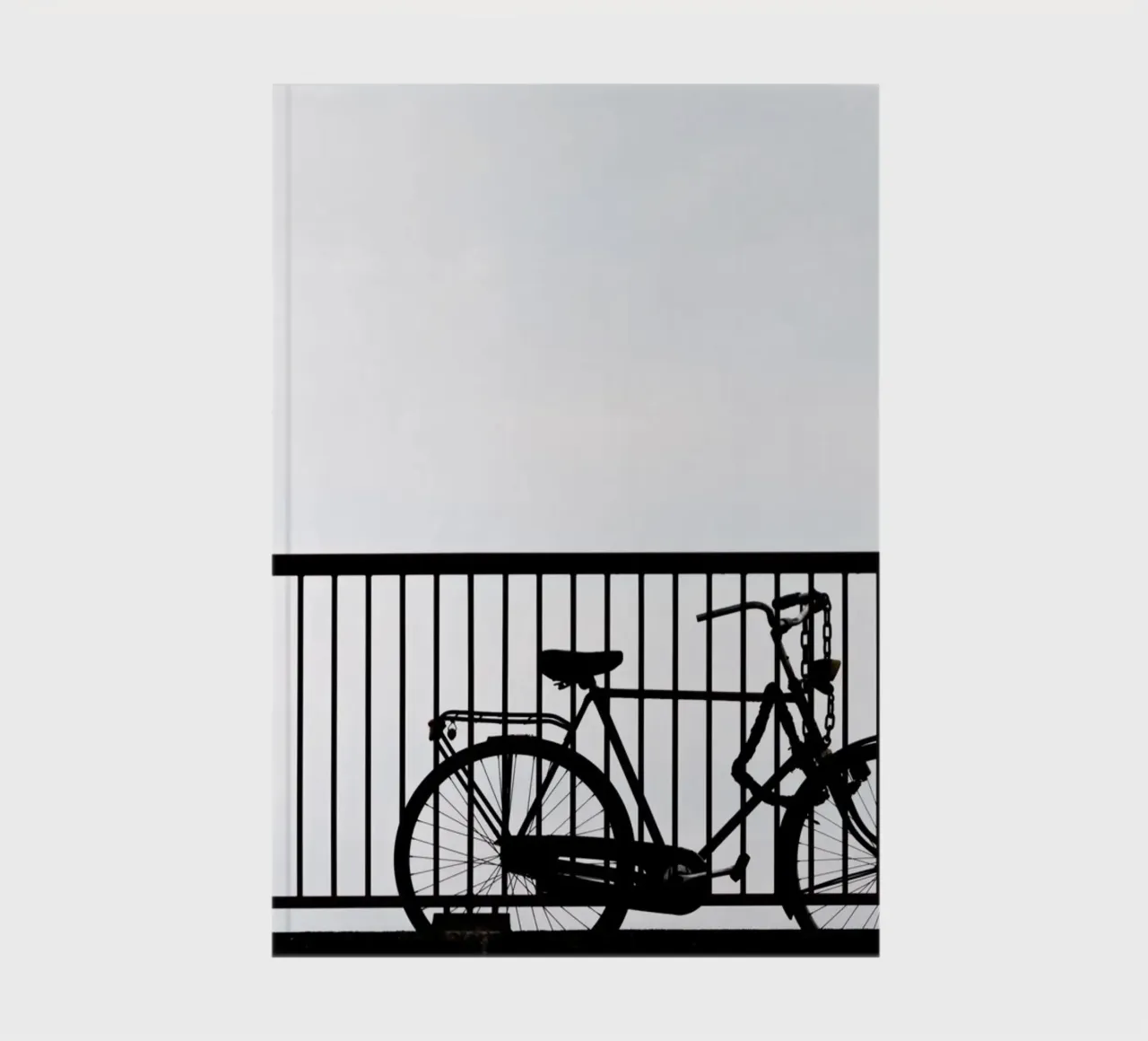 Bycicle on the bridge notebook by anderm