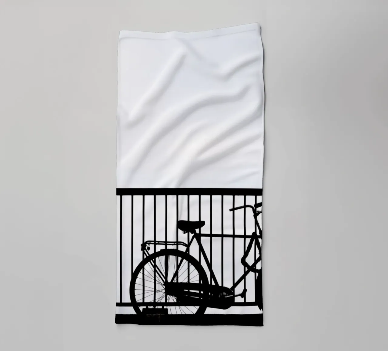 Bycicle on the bridge towel by anderm