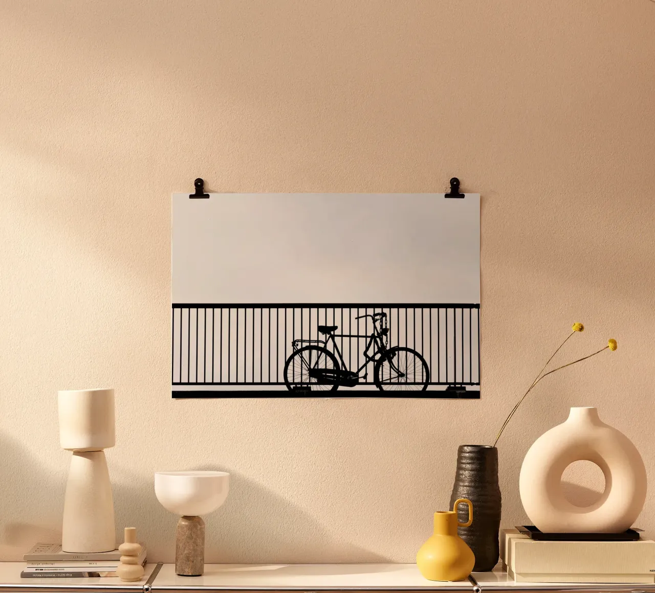 Bycicle on the bridge poster by anderm