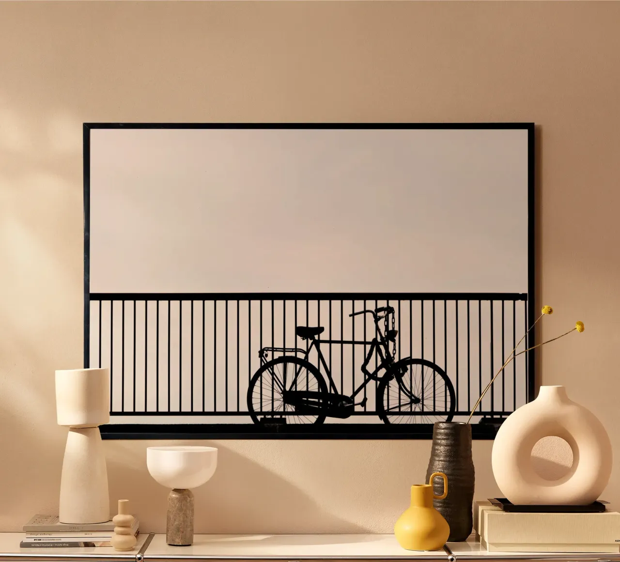 Bycicle on the bridge poster by anderm