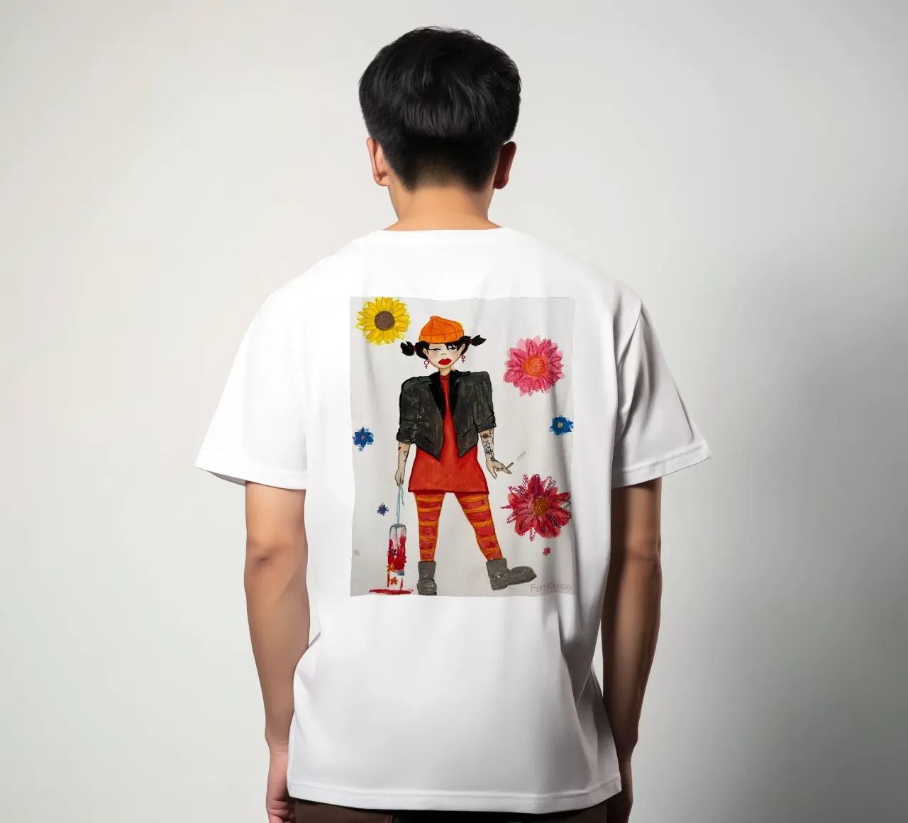 All grown up - Spinelli t-shirt da Femlouise.illustrations