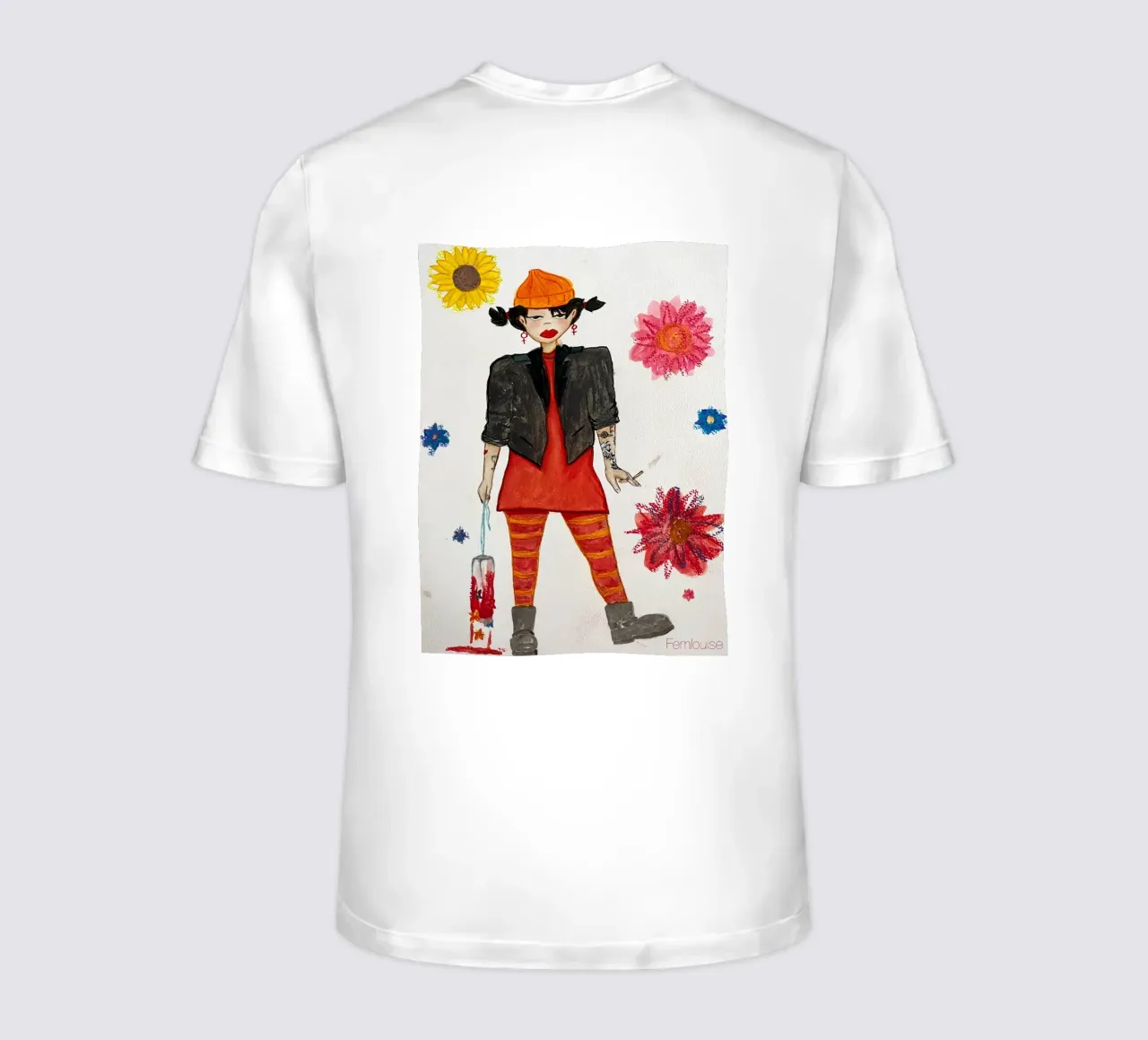 All grown up - Spinelli t-shirt da Femlouise.illustrations