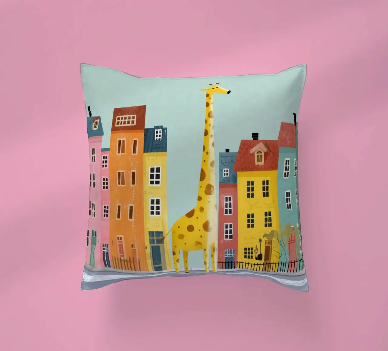 The Curious Giraffe cuscino da Kiara