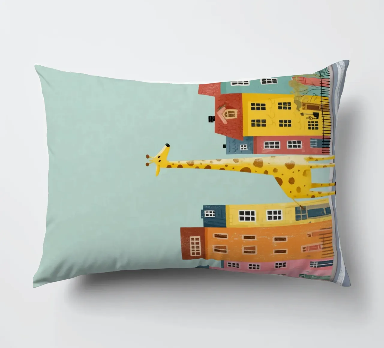 The Curious Giraffe cuscino da Kiara