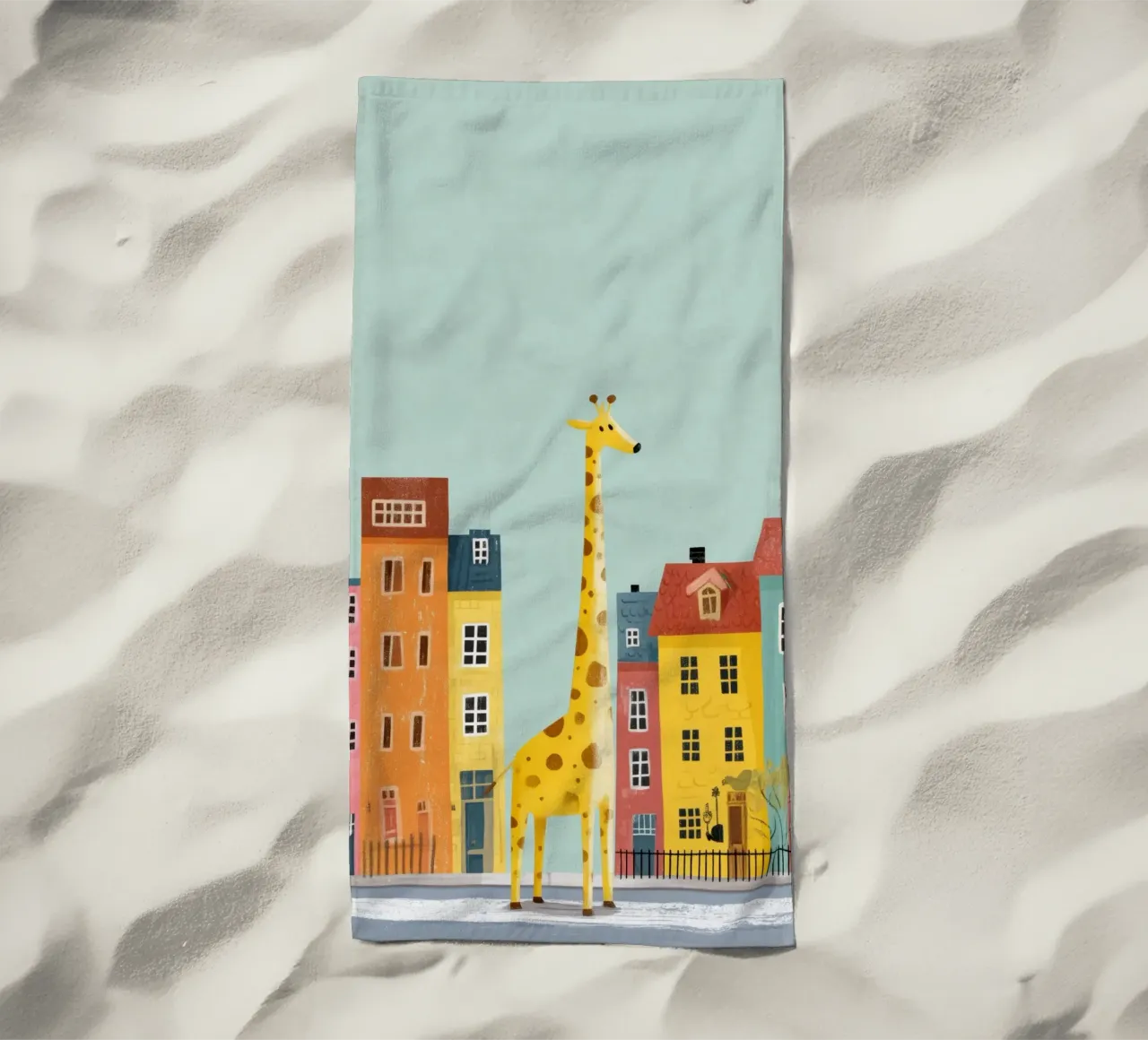 The Curious Giraffe telo mare da Kiara