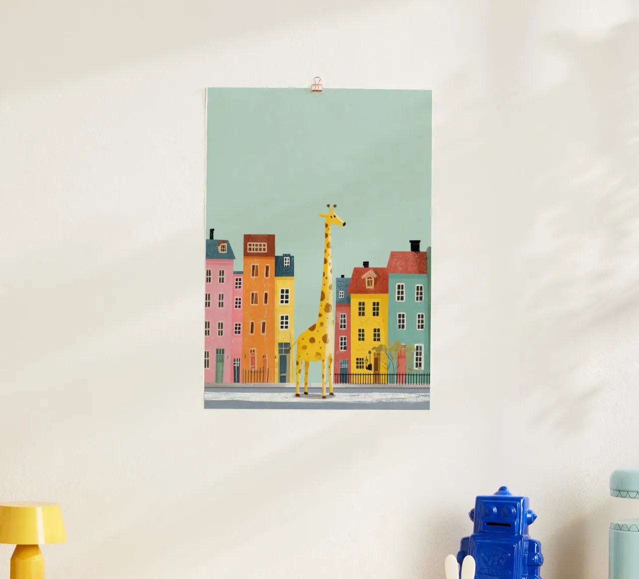 The Curious Giraffe poster da Kiara