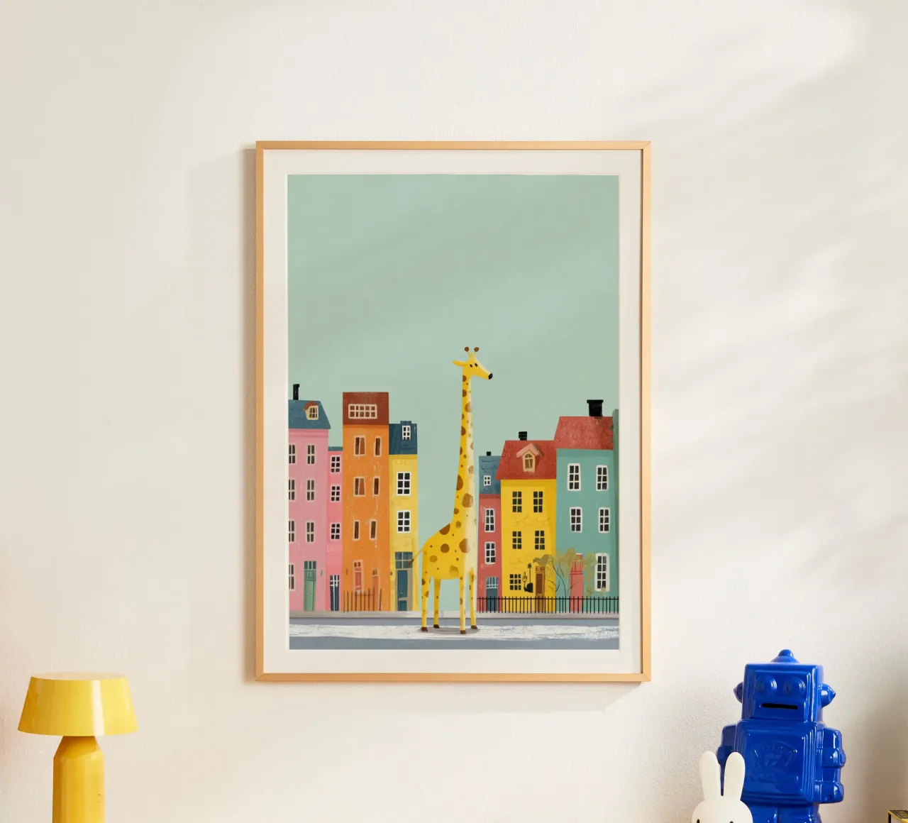 The Curious Giraffe poster da Kiara
