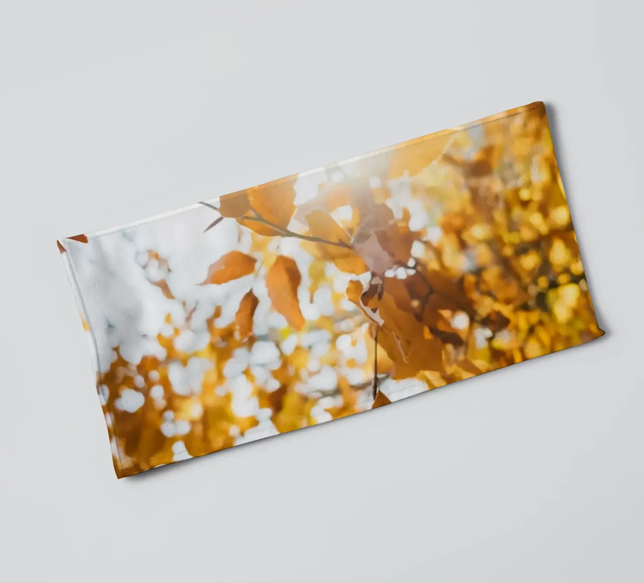 The branches of autumn stretch out towards you. towel by Natur Wandbild — Orte für die Seele