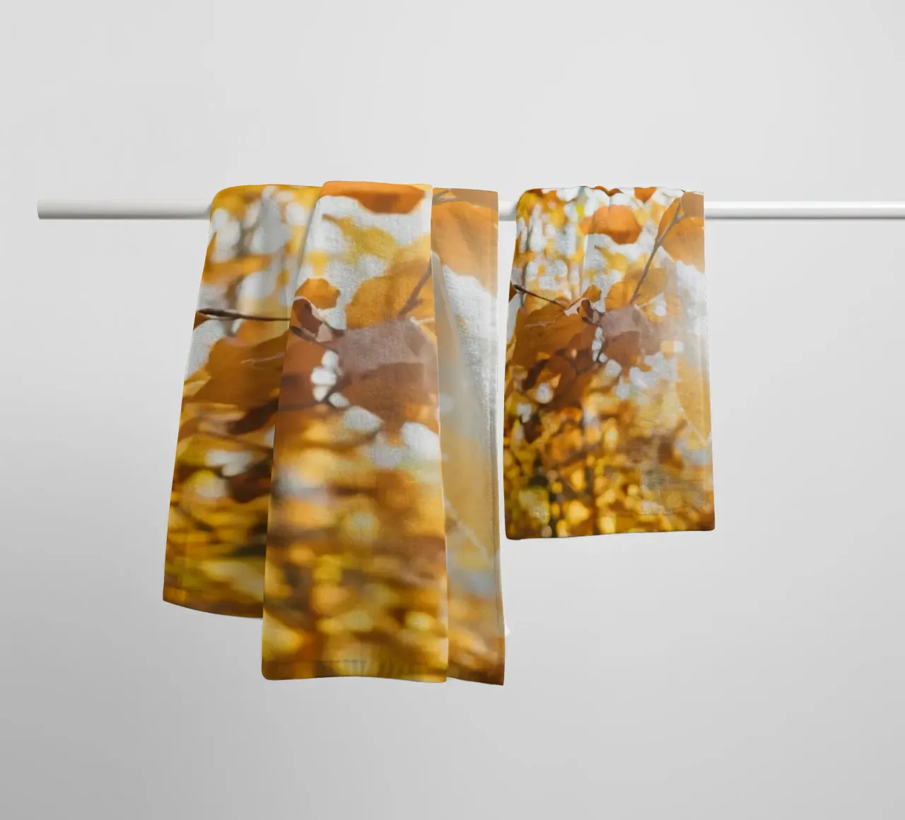 The branches of autumn stretch out towards you. towel by Natur Wandbild — Orte für die Seele