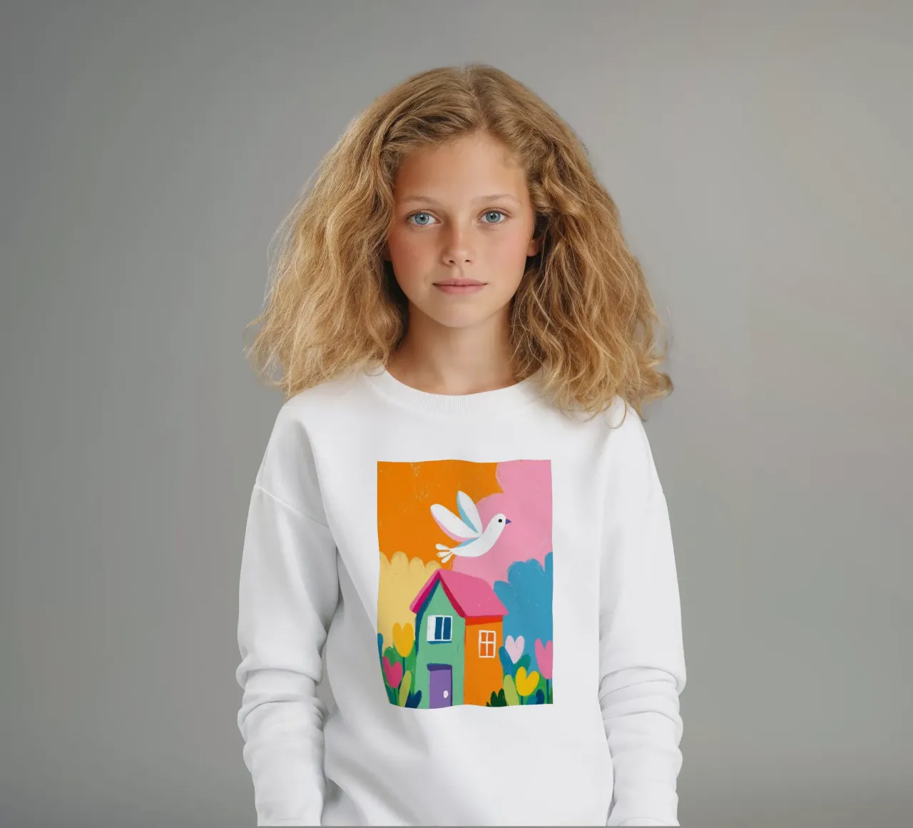 The Happy Little House sudadera para niño de Kiara