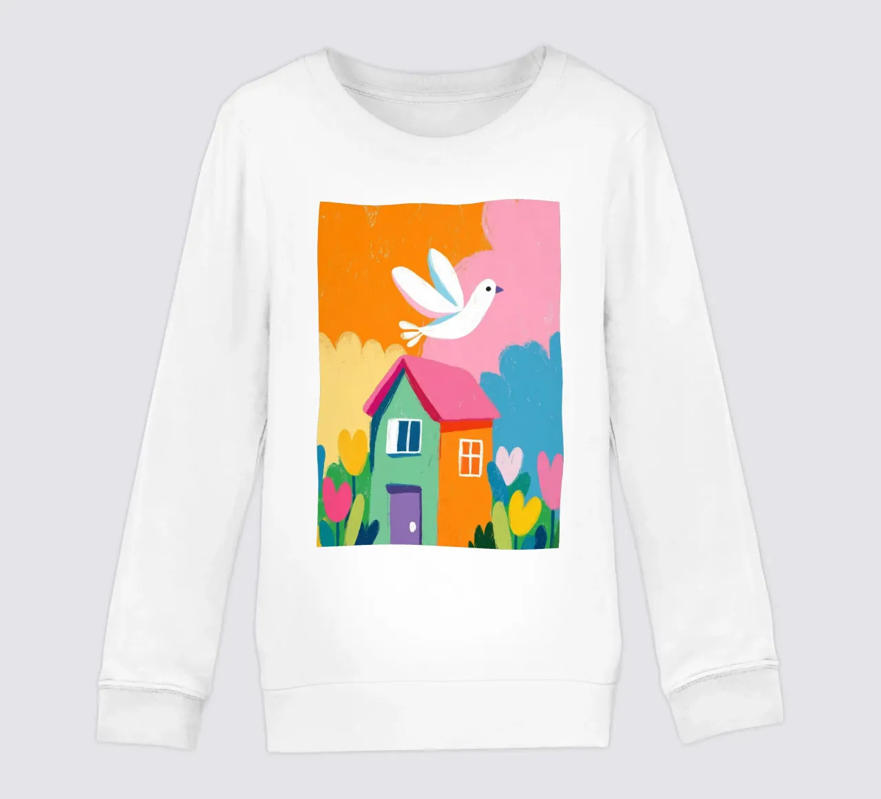 The Happy Little House sudadera para niño de Kiara
