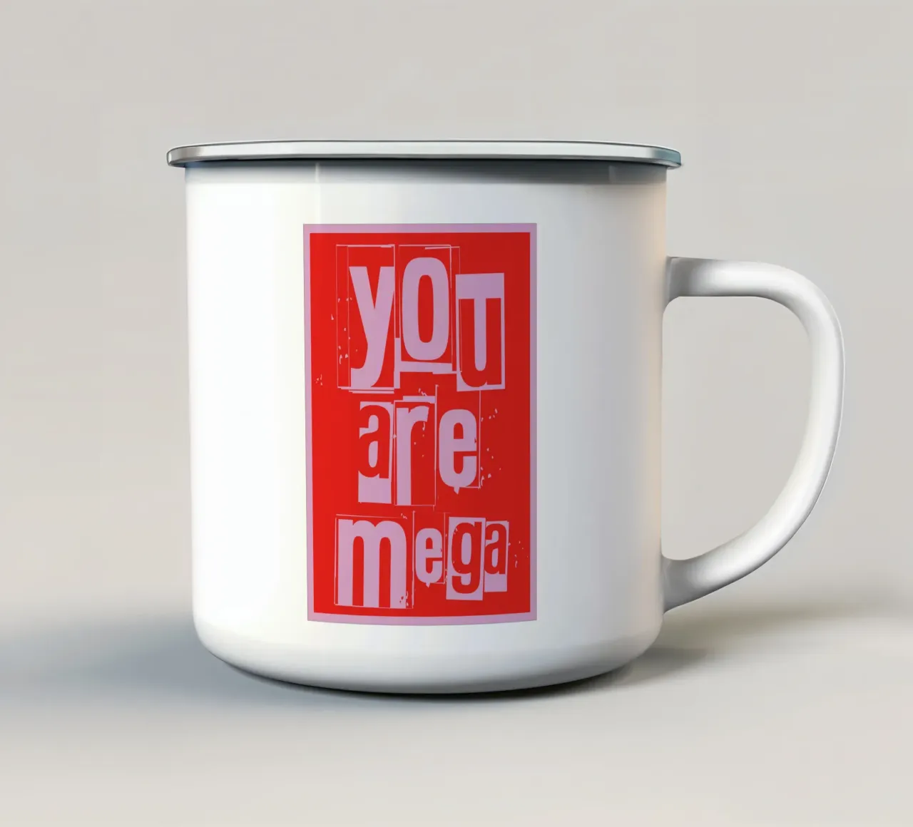 Mega tazza in smalto da Flo Klein