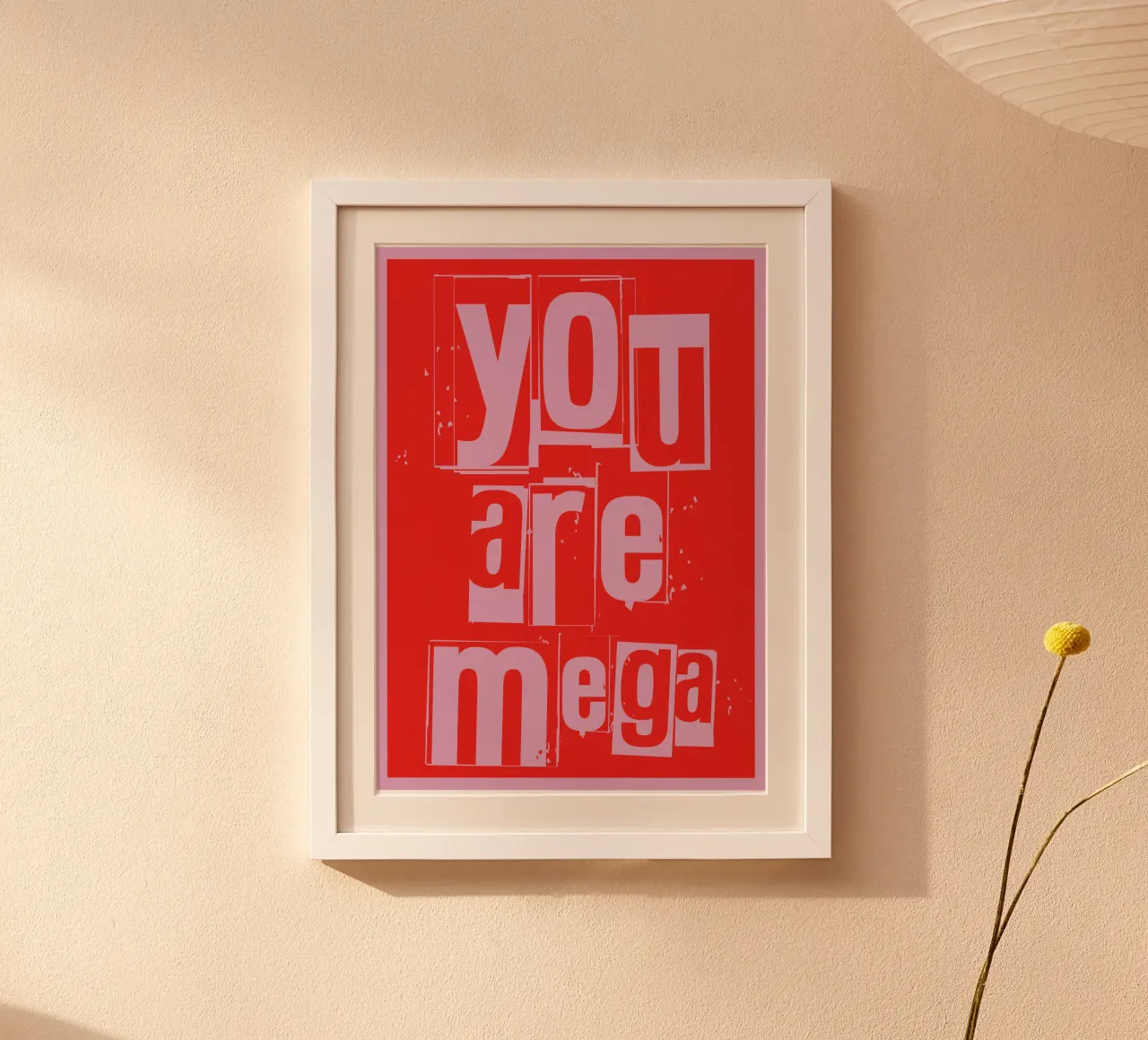 Mega poster con telaio in alluminio da Flo Klein