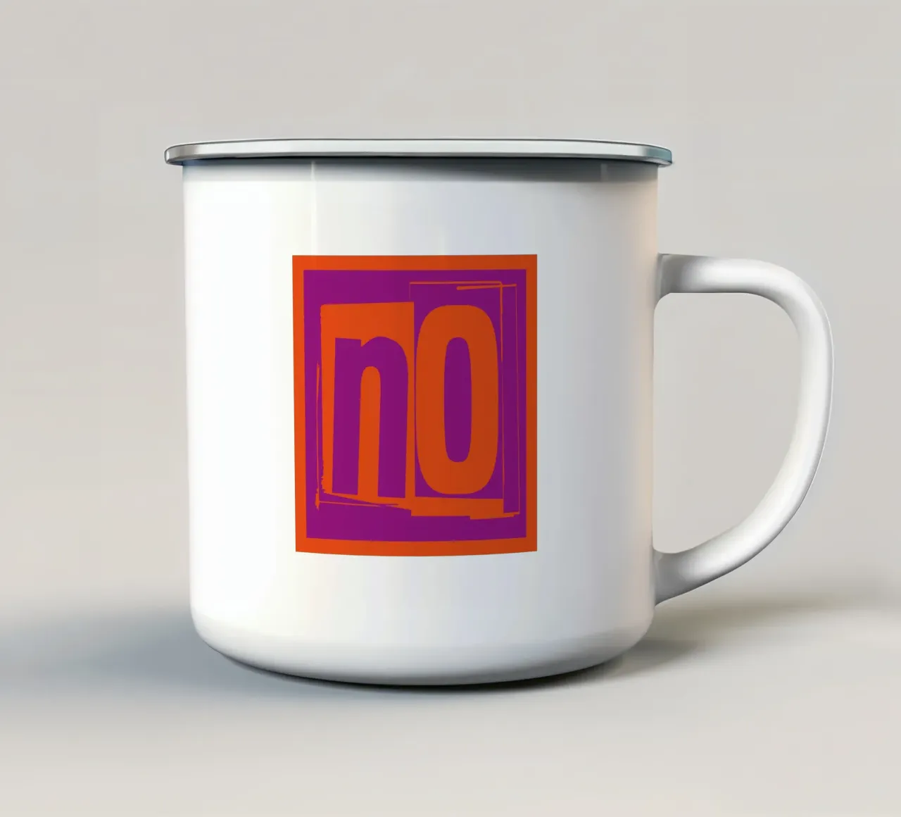 No tazza in smalto da Flo Klein