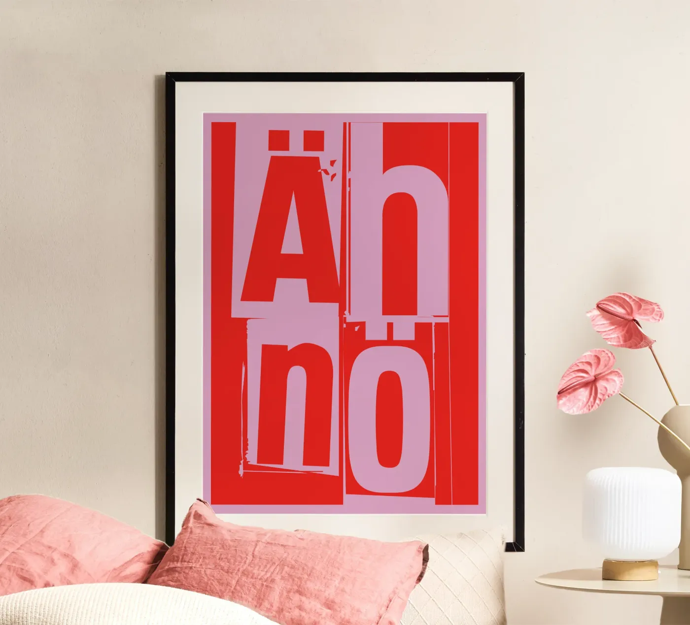 Nein poster van Typografik