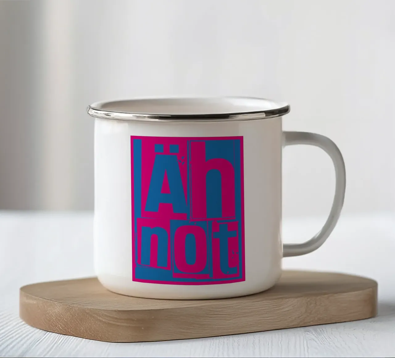 Not tazza in smalto da Flo Klein