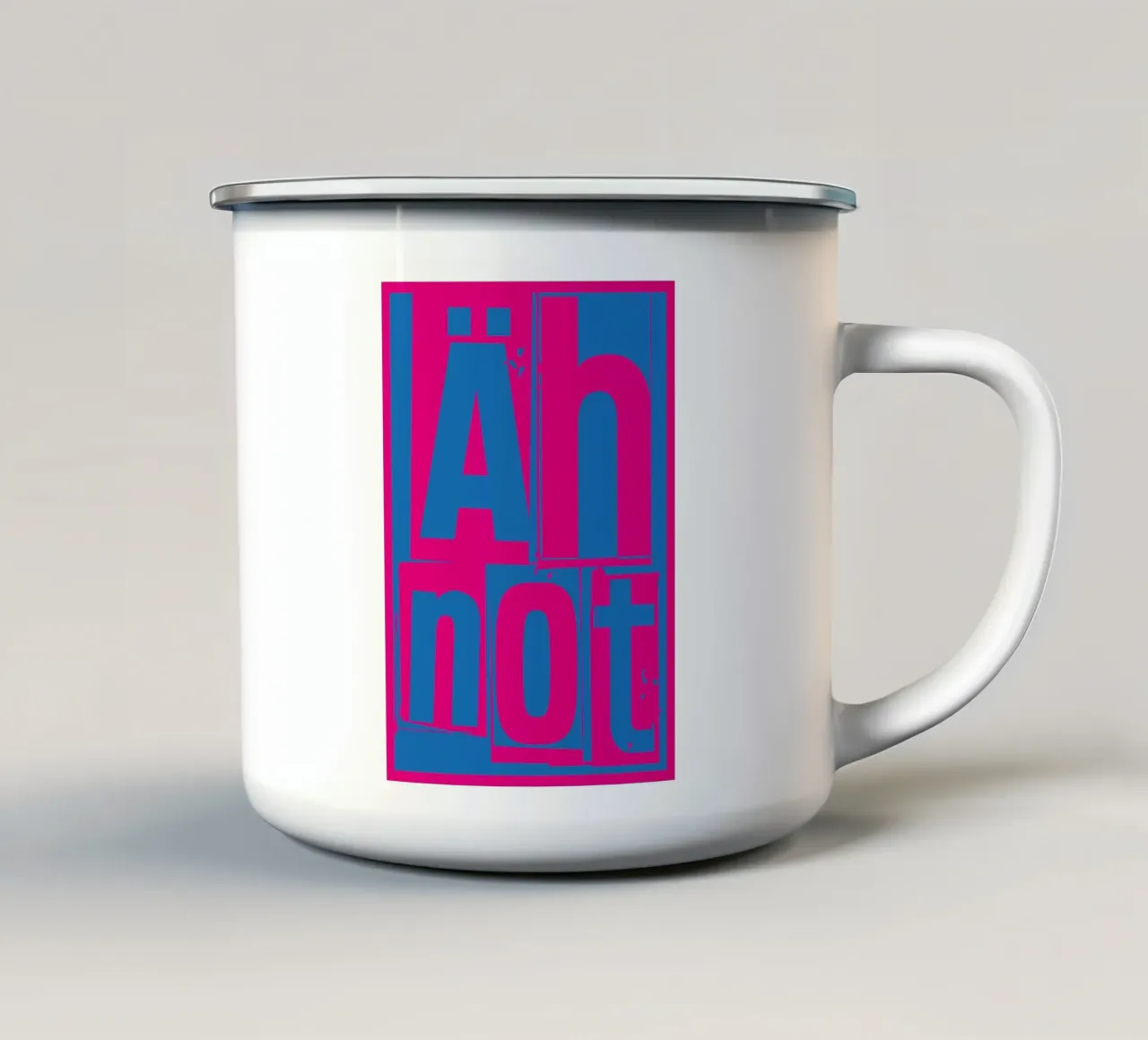 Not tazza in smalto da Flo Klein