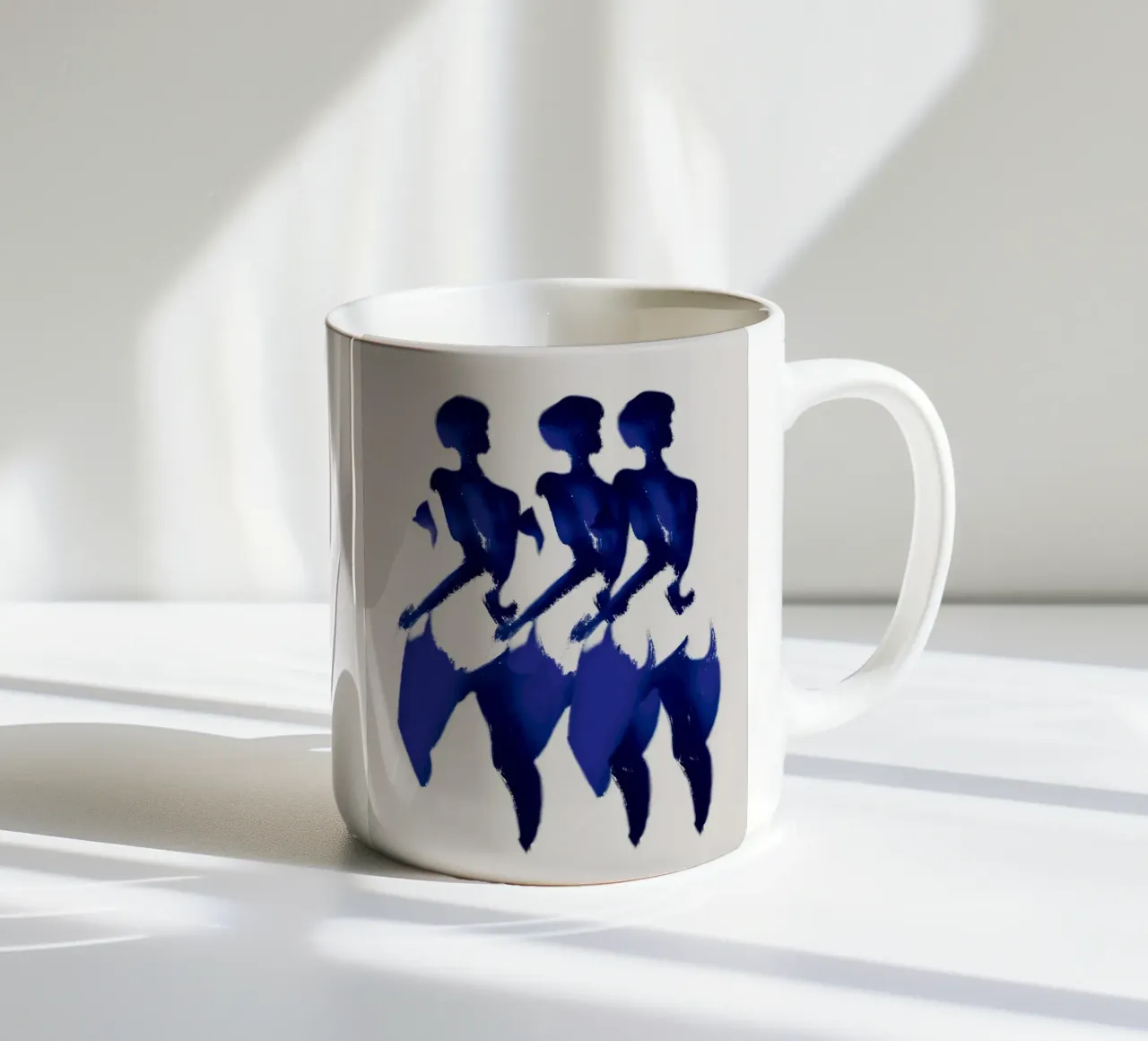 Negative figure 04 tazza in ceramica da Little Dean