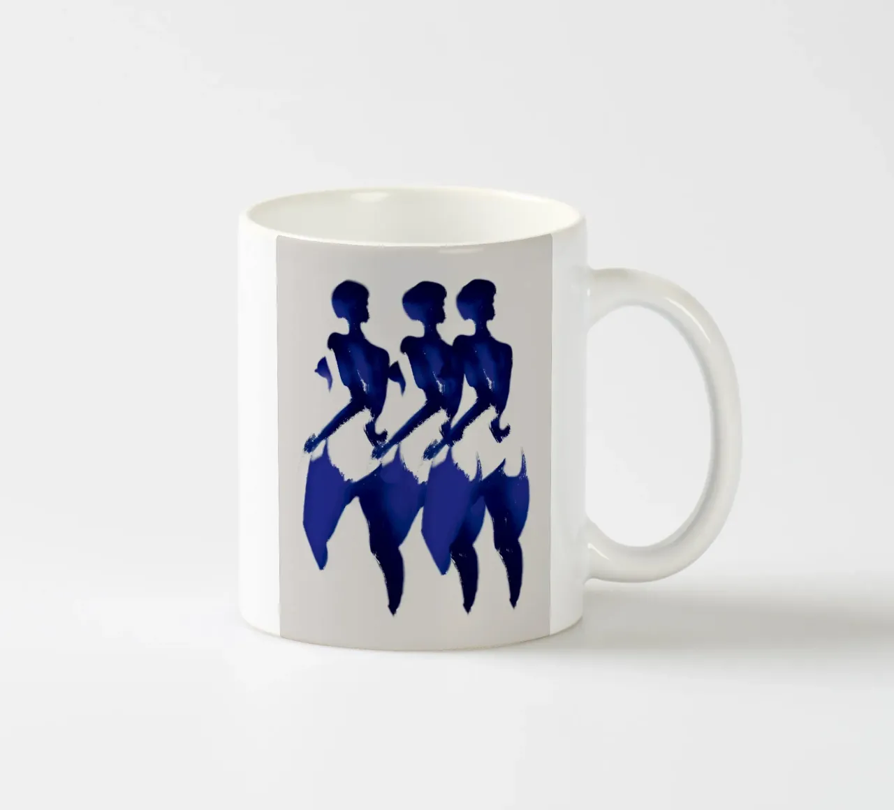 Negative figure 04 tazza in ceramica da Little Dean