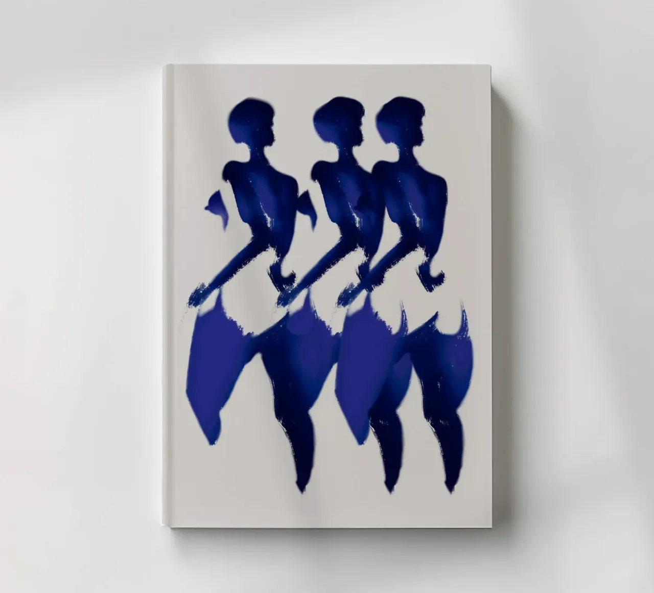 Negative figure 04 notebook by Little Dean