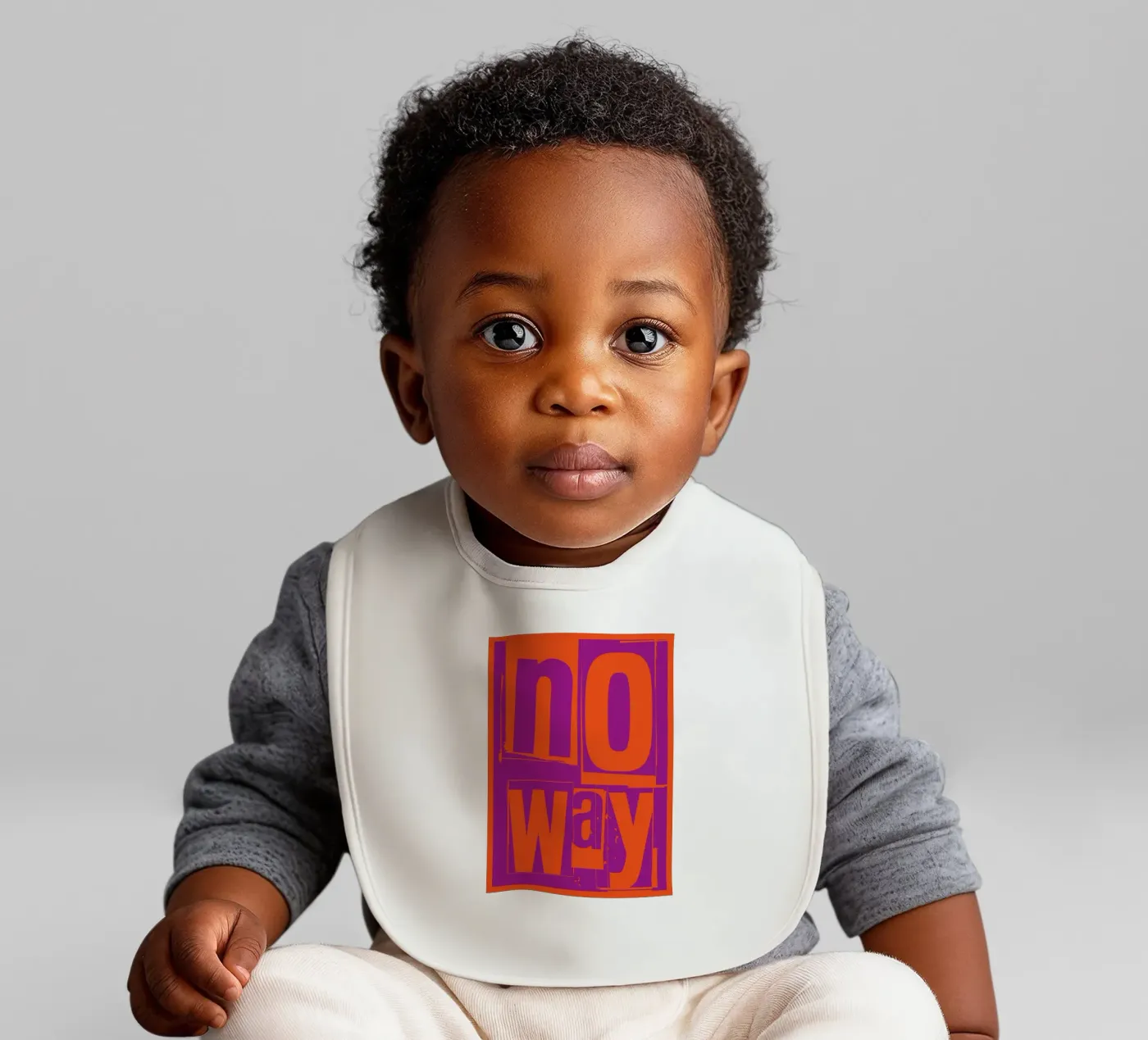 No way bavaglino da Typografik