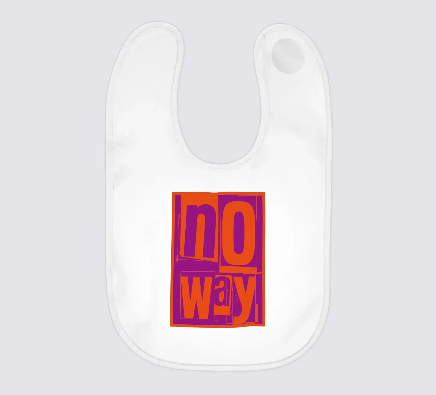 No way bavaglino da Typografik