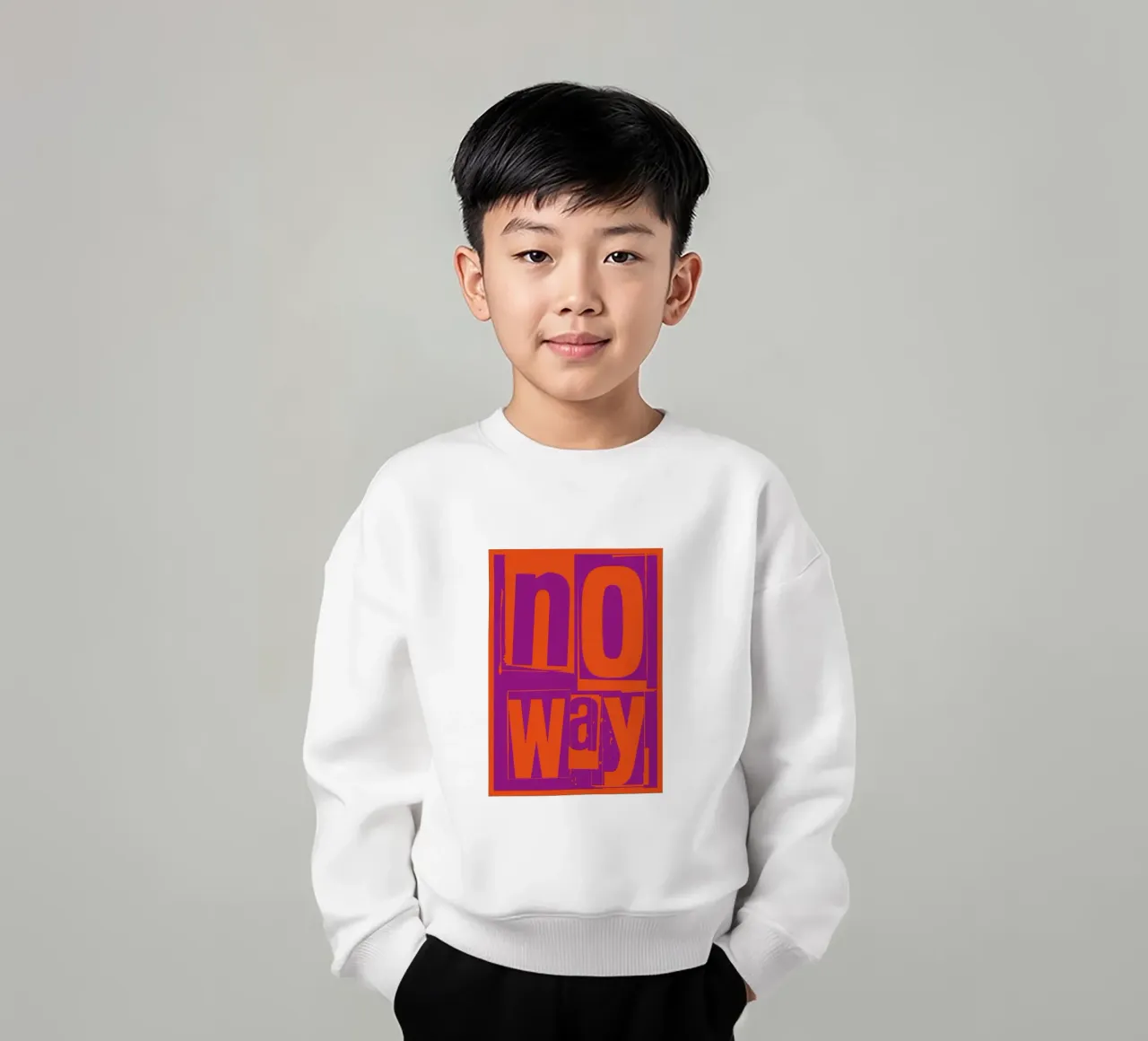 No way felpa bambino da Flo Klein