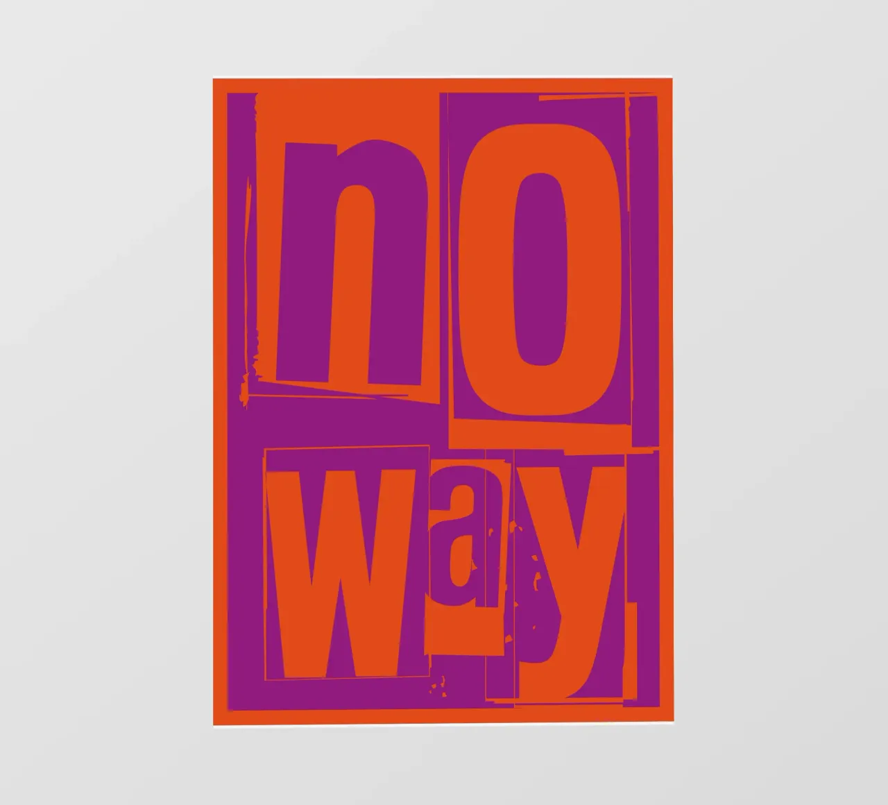 No way telo in pvc da Flo Klein