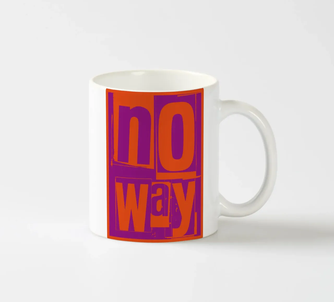 No way tazza in ceramica da Flo Klein