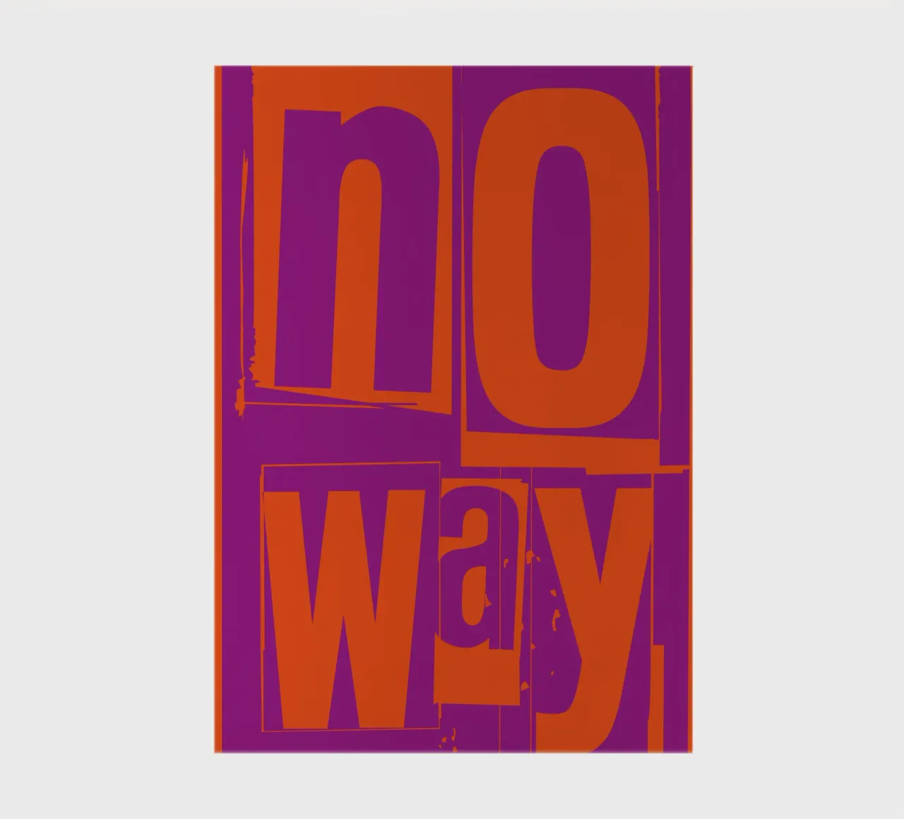 No way notebook by Flo Klein