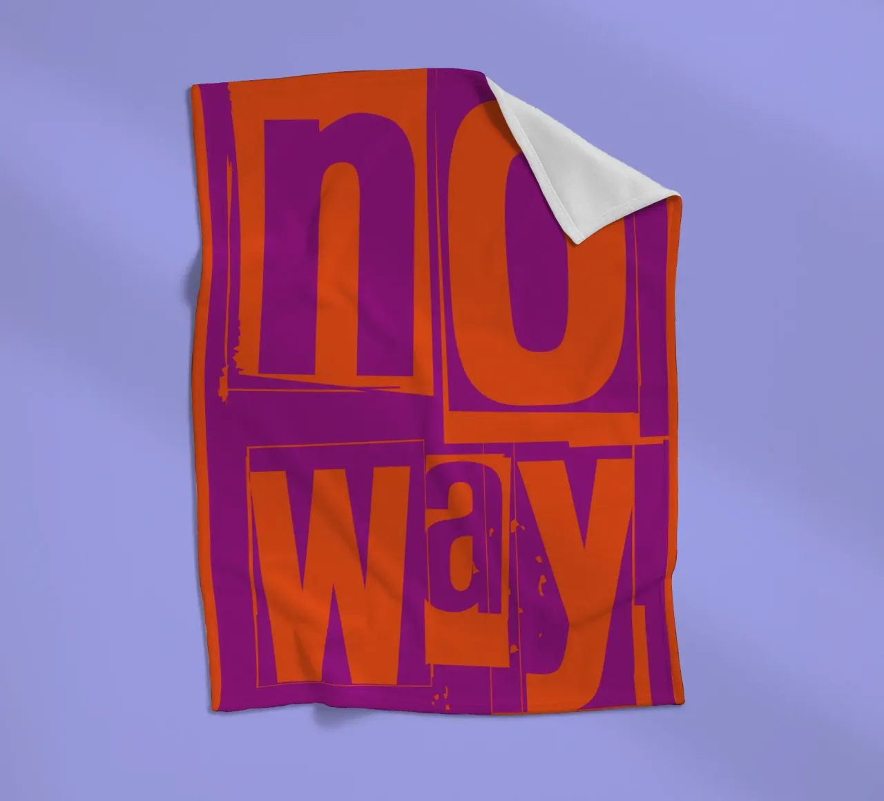 No way coperta in pile da Flo Klein