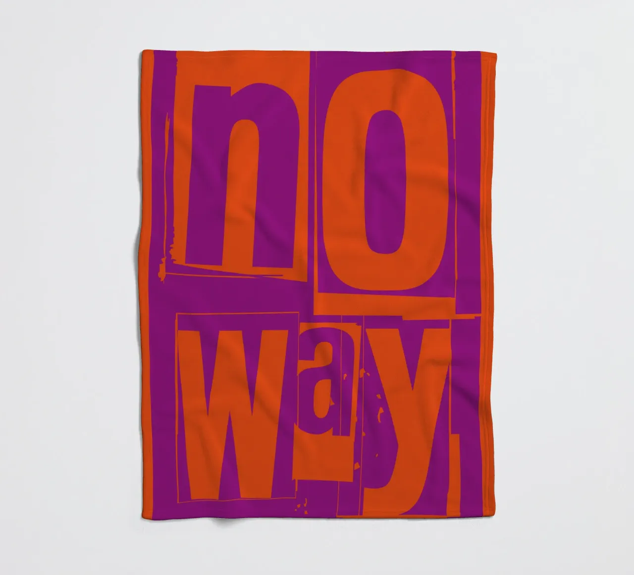 No way coperta in pile da Flo Klein