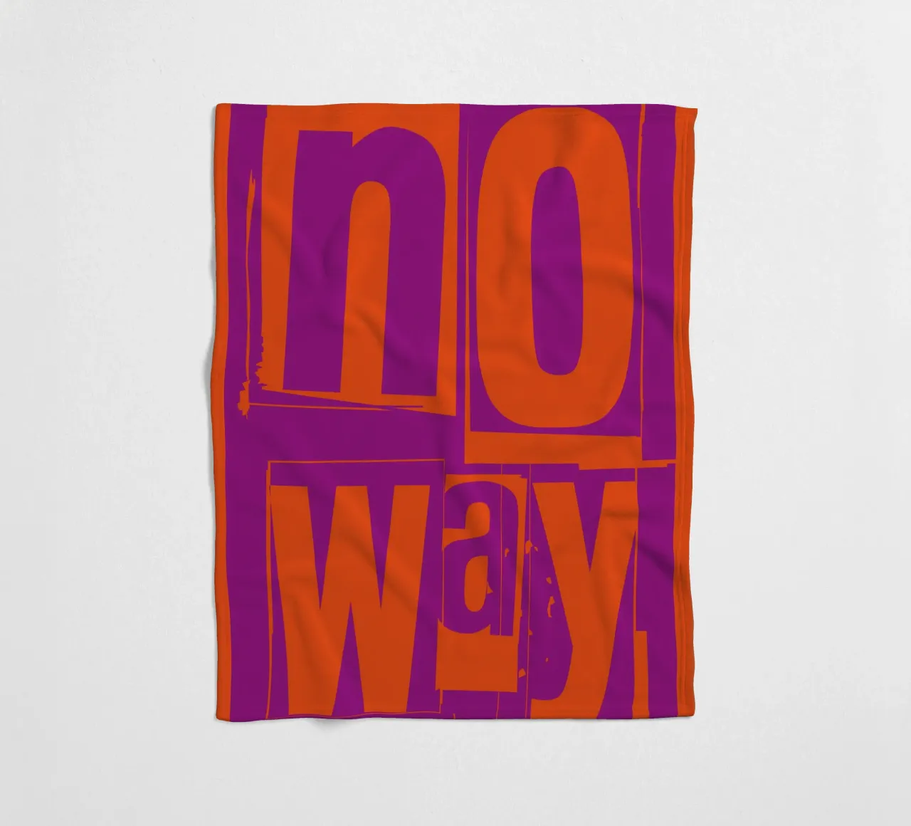 No way coperta in pile da Flo Klein