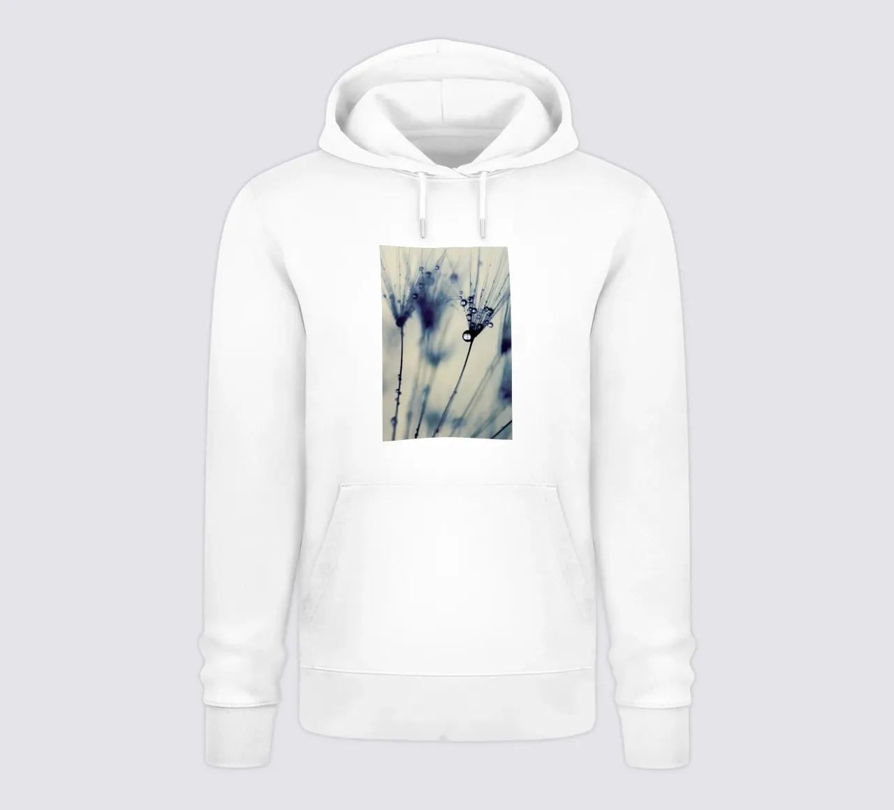 droplets of moody blues felpa con cappuccio da Ingrid Beddoes