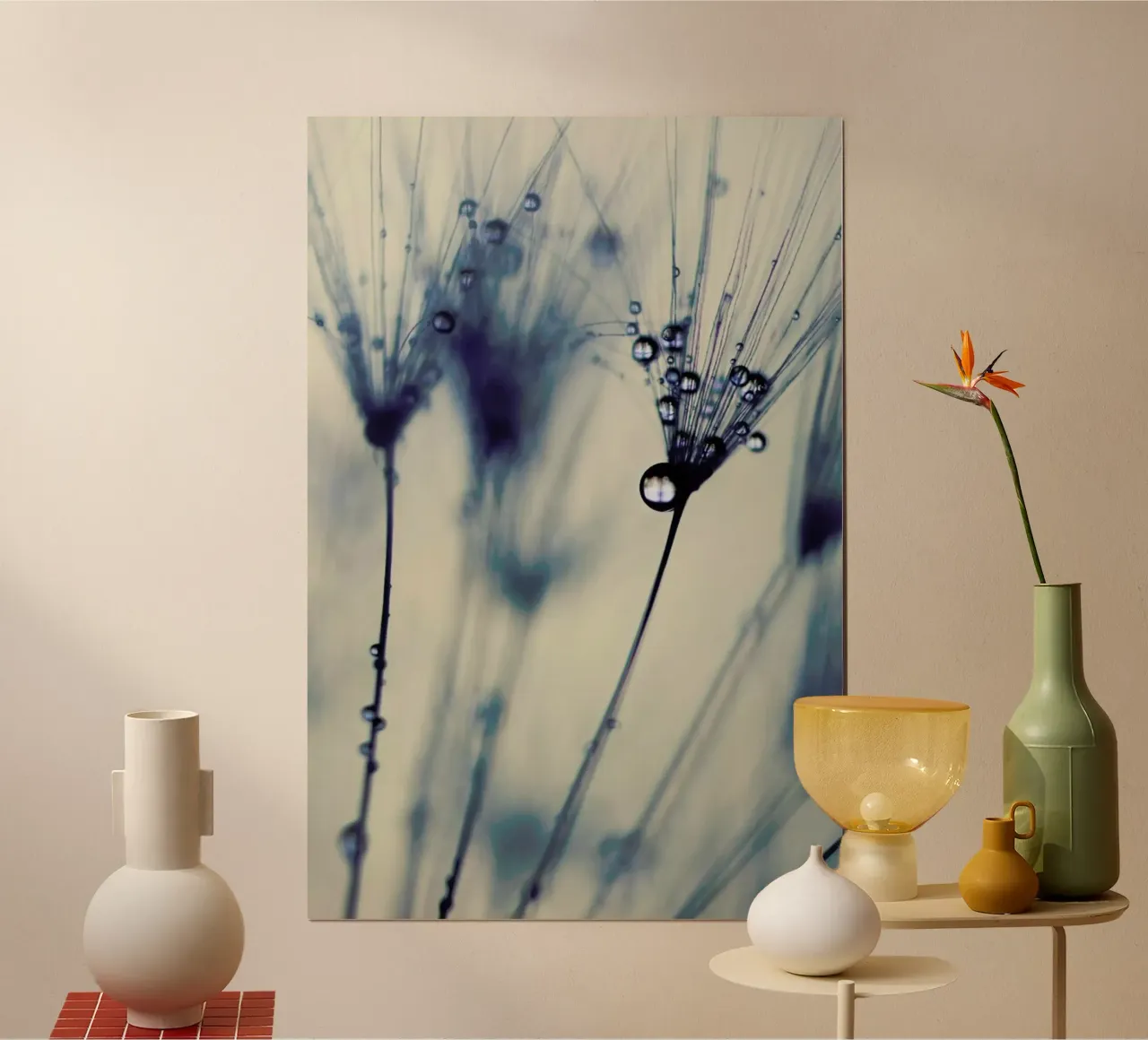 droplets of moody blues carta hahnemühle da Ingrid Beddoes
