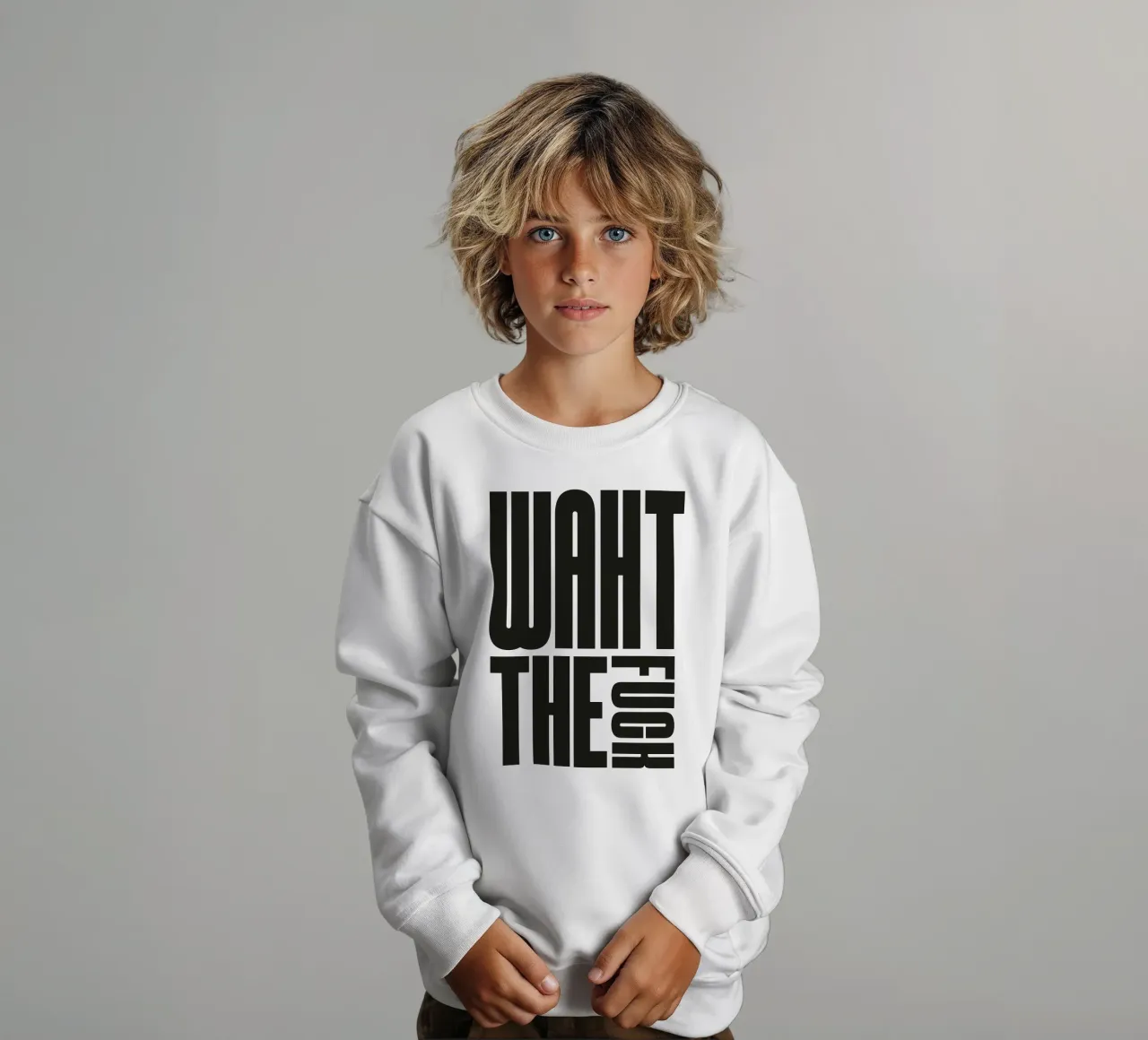 What the felpa bambino da Flo Klein