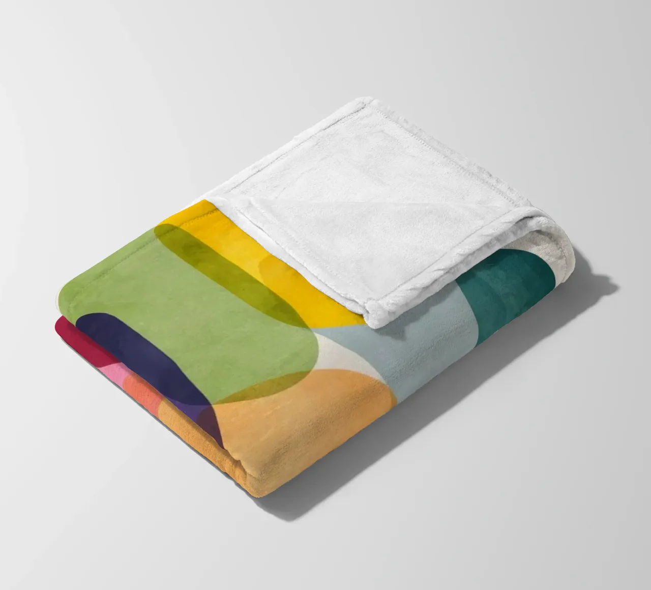 Jellybean Shapes 2 fleecedeken van Kiara