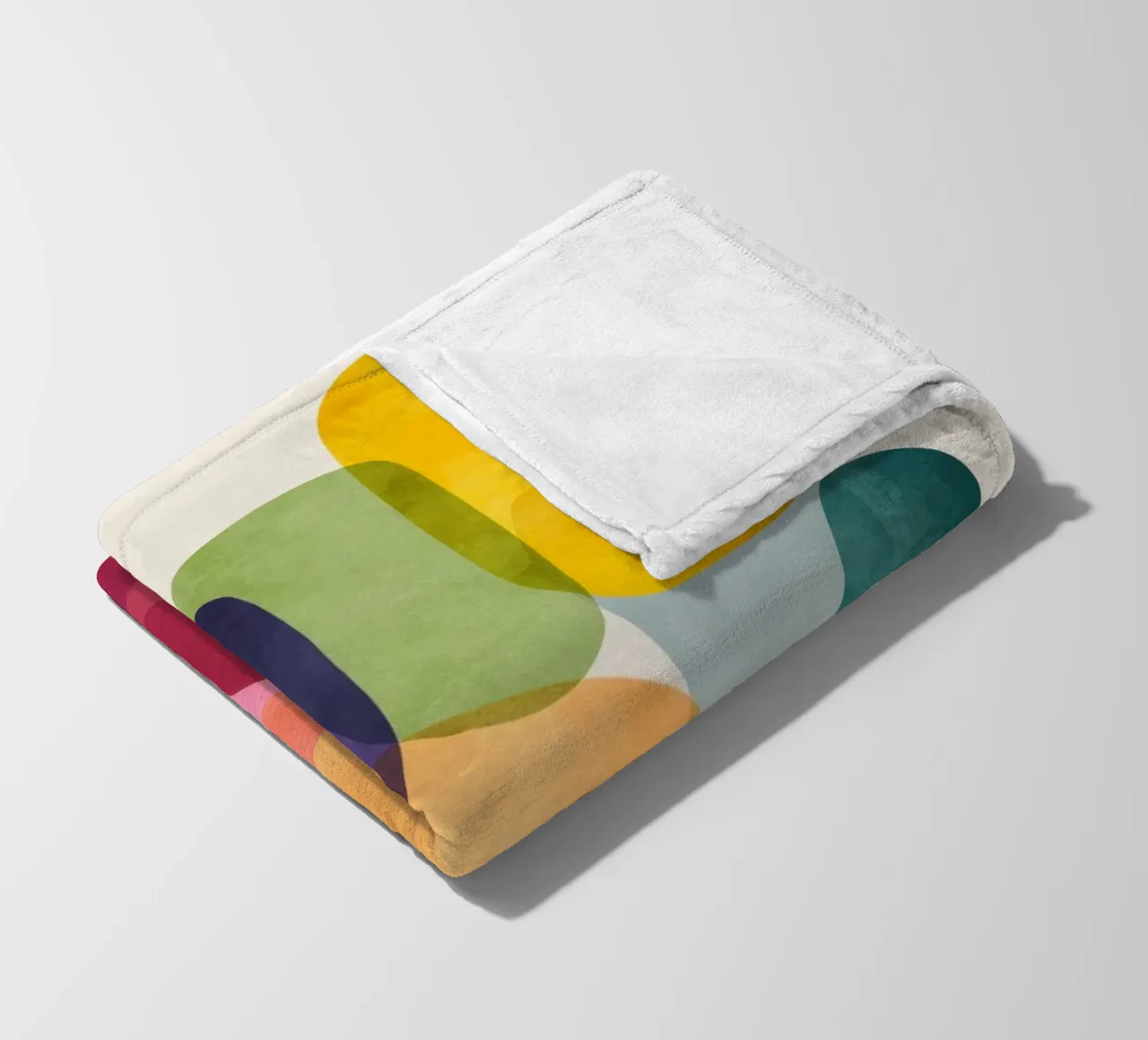 Jellybean Shapes 2 fleecedeken van Kiara