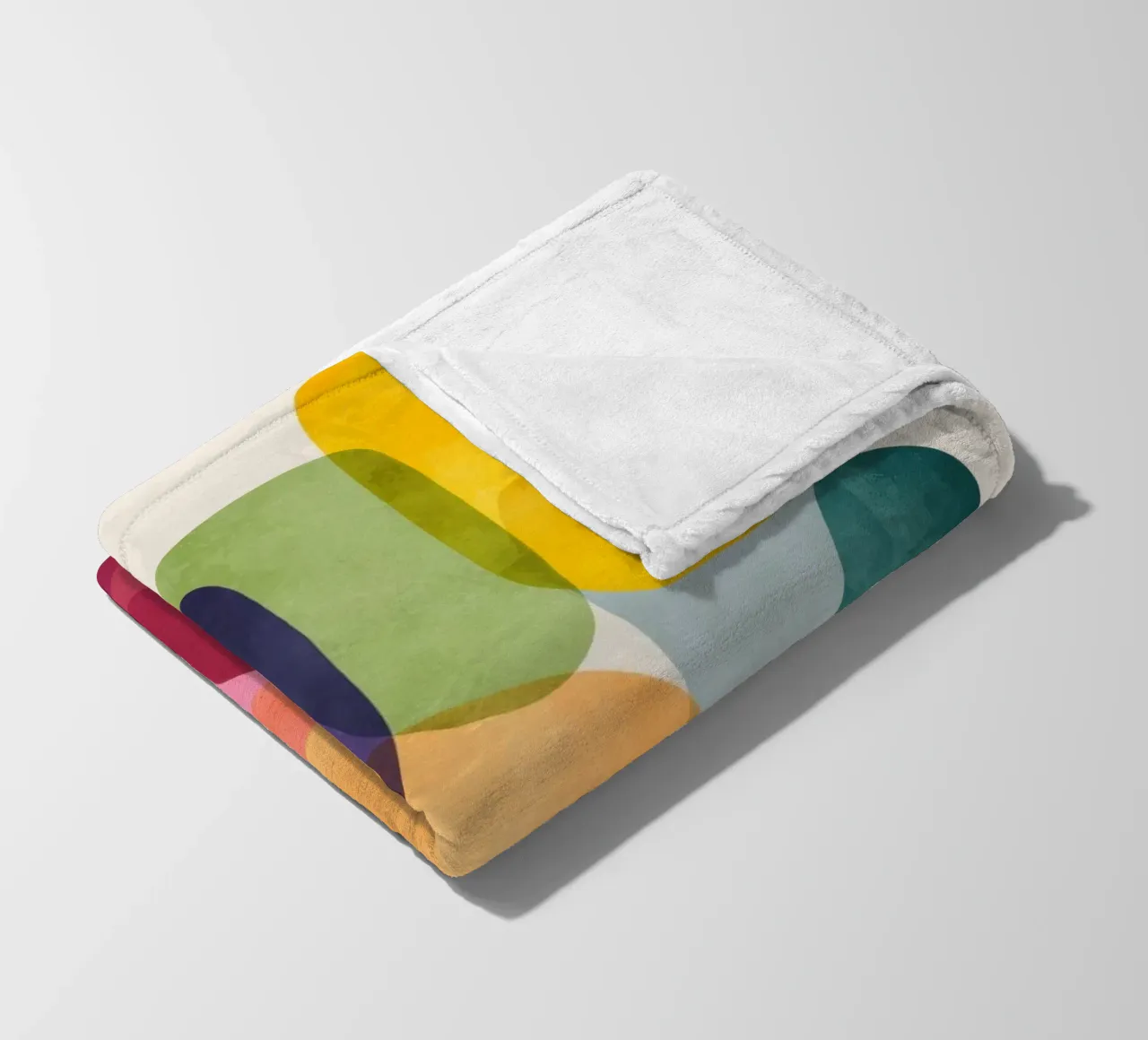 Jellybean Shapes 2 fleecedeken van Kiara