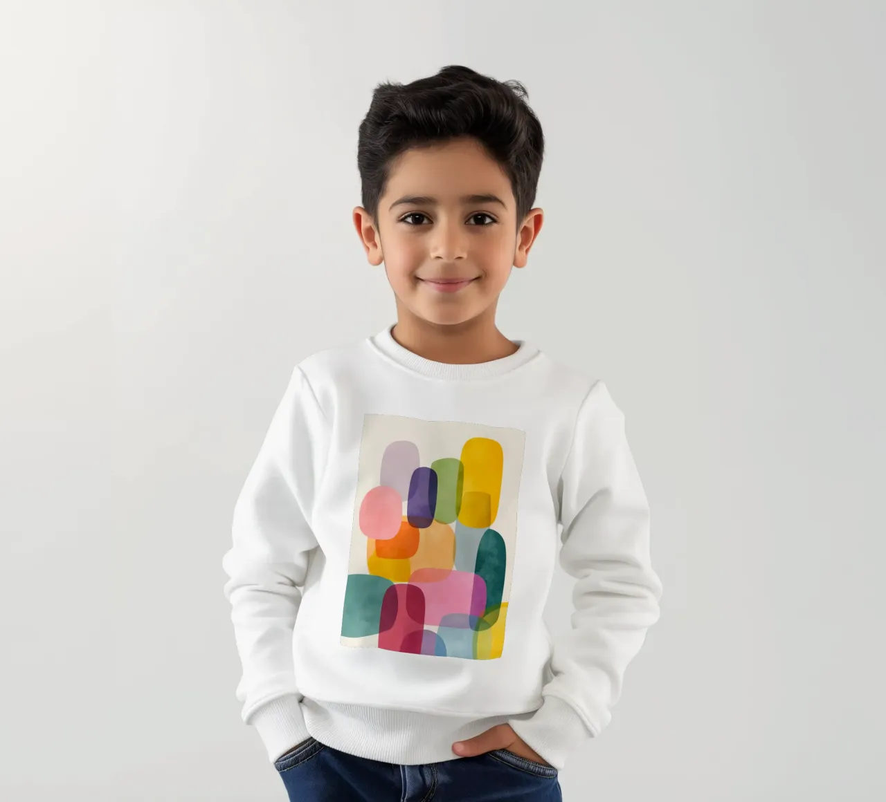 Jellybean Shapes 2 felpa bambino da Kiara