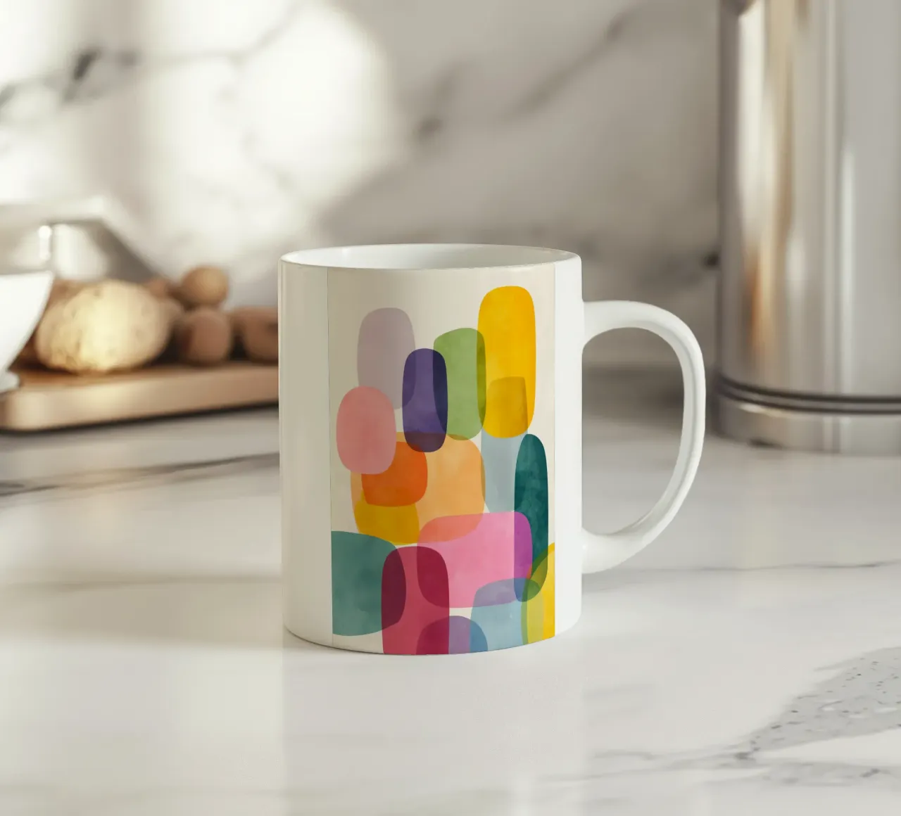 Jellybean Shapes 2 tazza in ceramica da Kiara