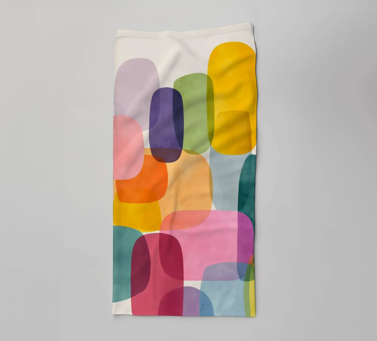 Jellybean Shapes 2 badhanddoek van Kiara