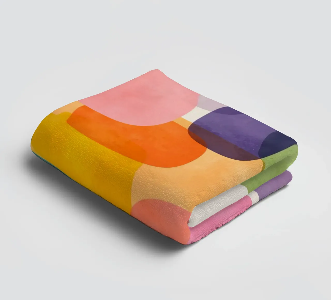 Jellybean Shapes 2 badhanddoek van Kiara