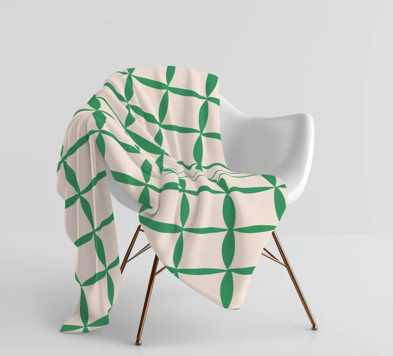 Repetitive pattern 40 fleece blanket by Little Dean