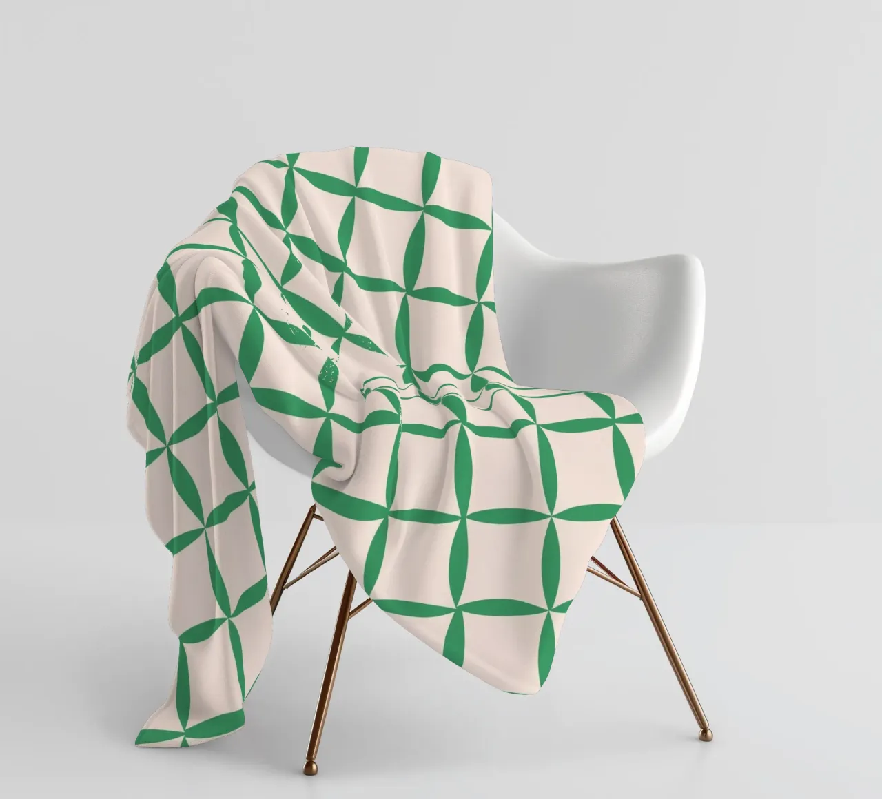 Repetitive pattern 40 fleece blanket by Little Dean