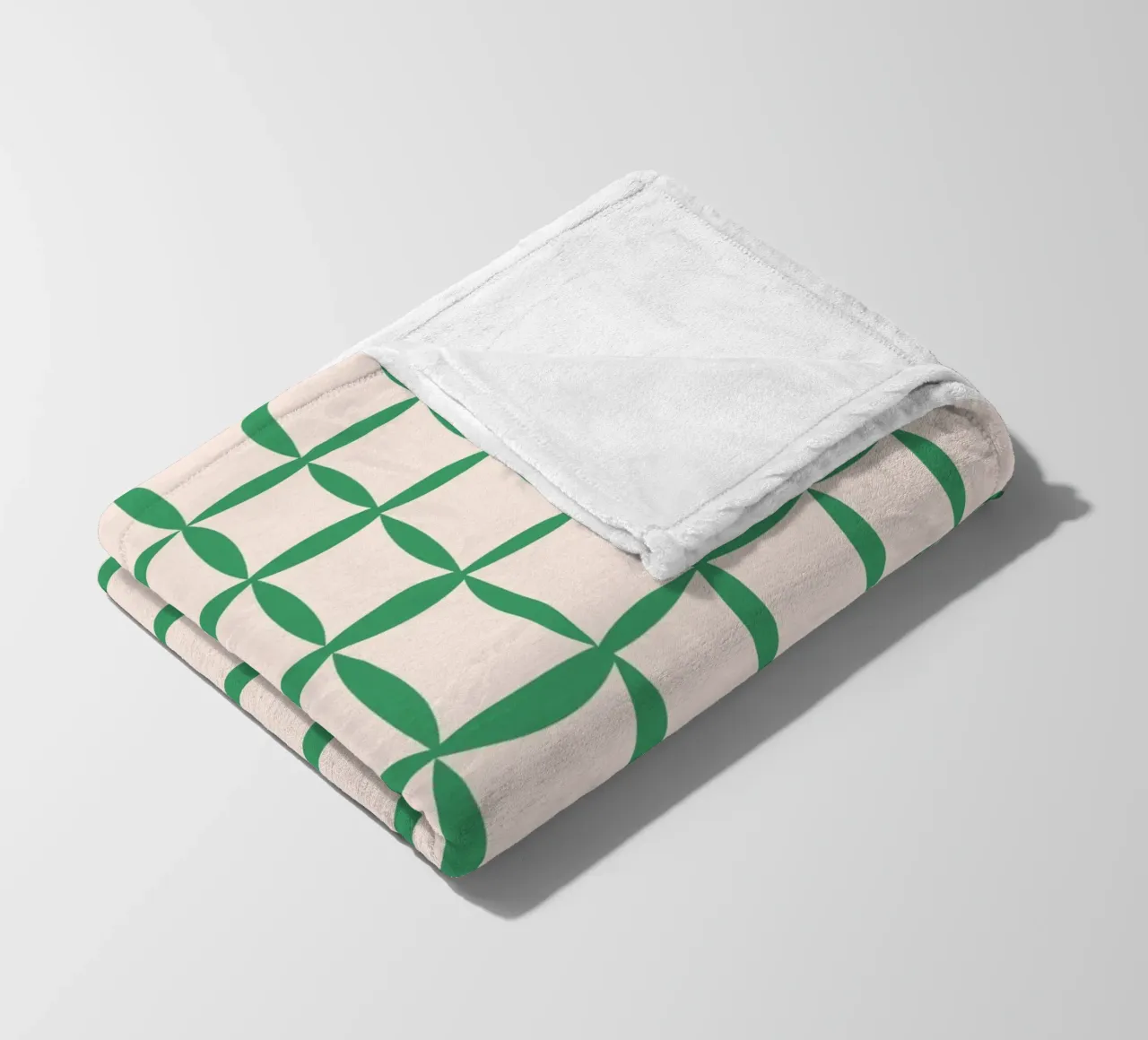 Repetitive pattern 40 fleece blanket by Little Dean