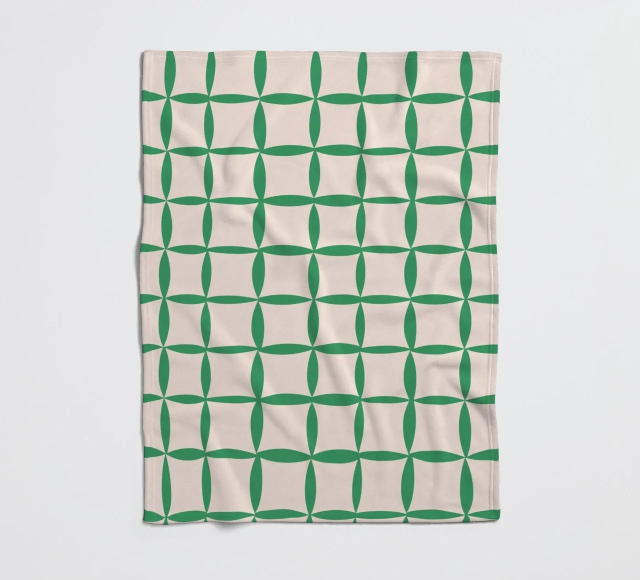 Repetitive pattern 40 fleece blanket by Little Dean
