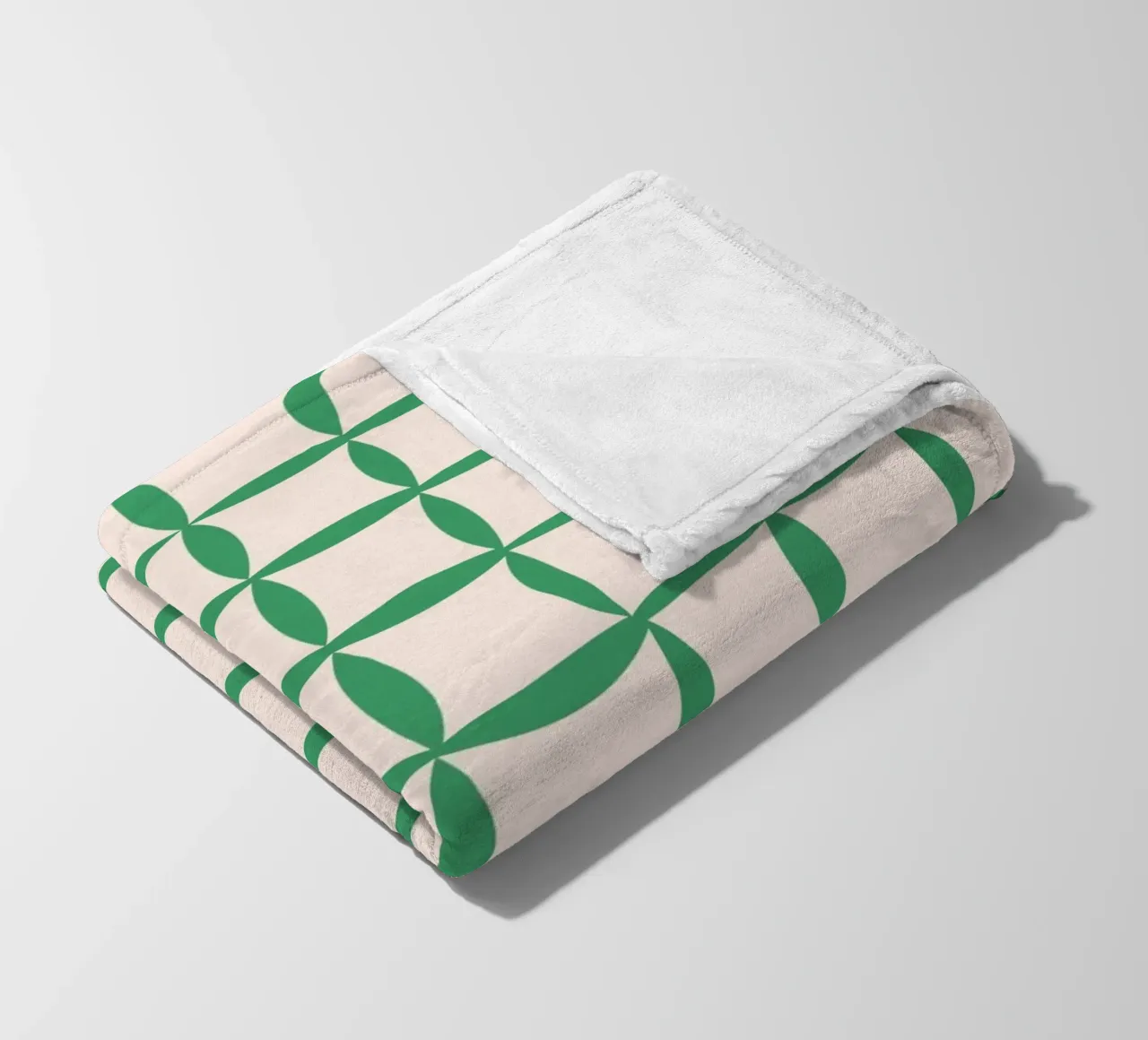 Repetitive pattern 40 fleece blanket by Little Dean