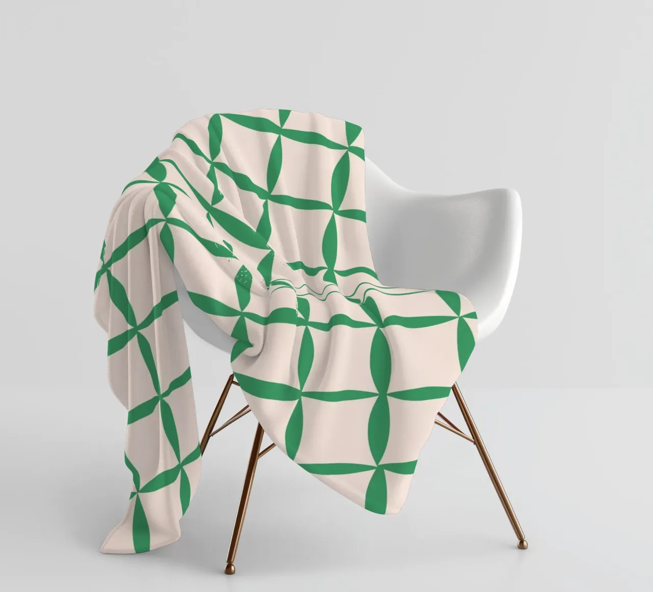 Repetitive pattern 40 fleece blanket by Little Dean